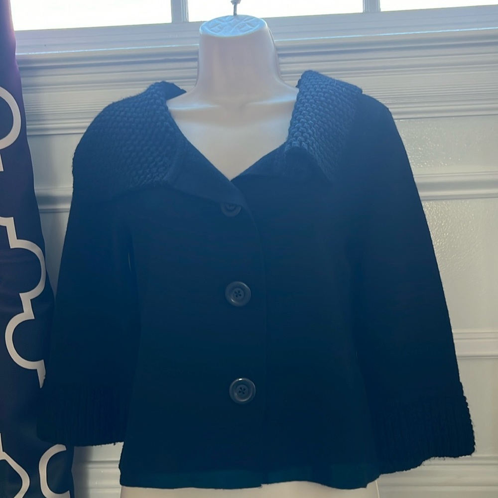 Cabi black cardigan size small